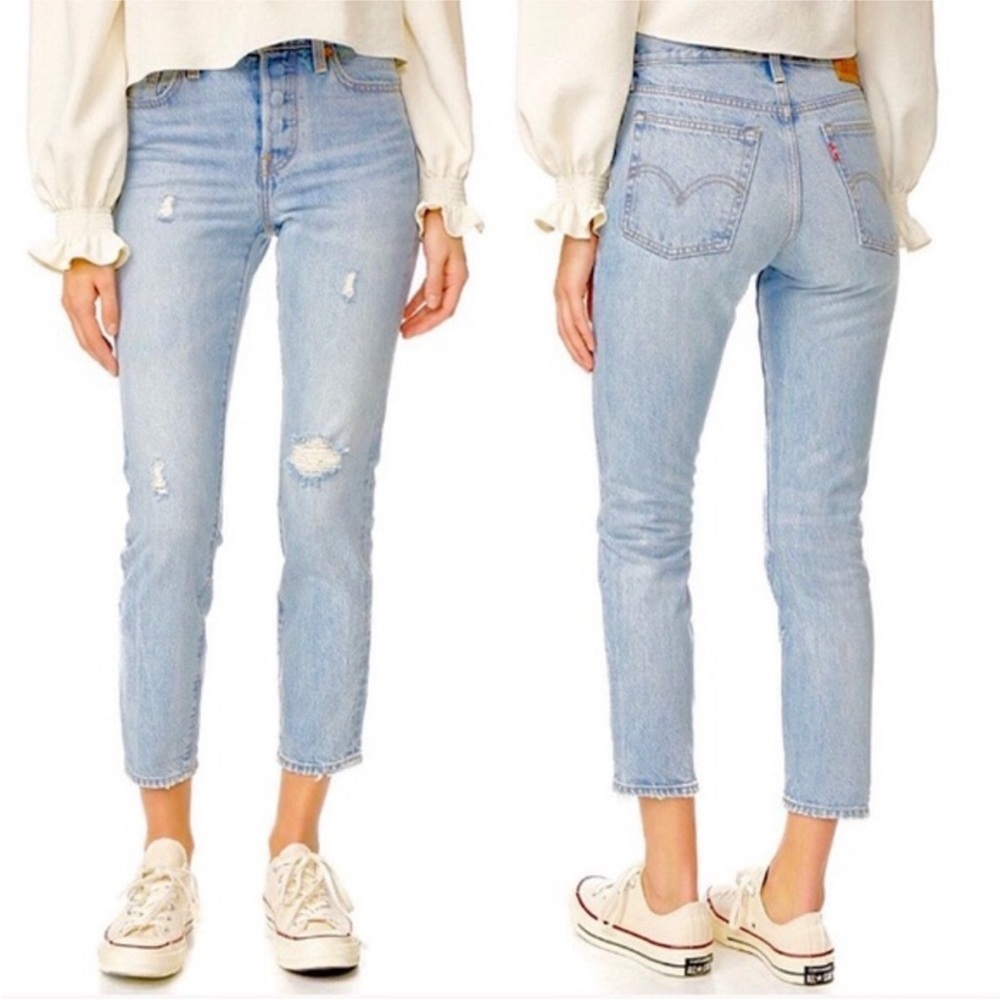 [Levi’s] Wedgie Fit Selvedge Jeans Desert Delta